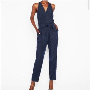 NWT Express Chic Jumpsuit - Navy